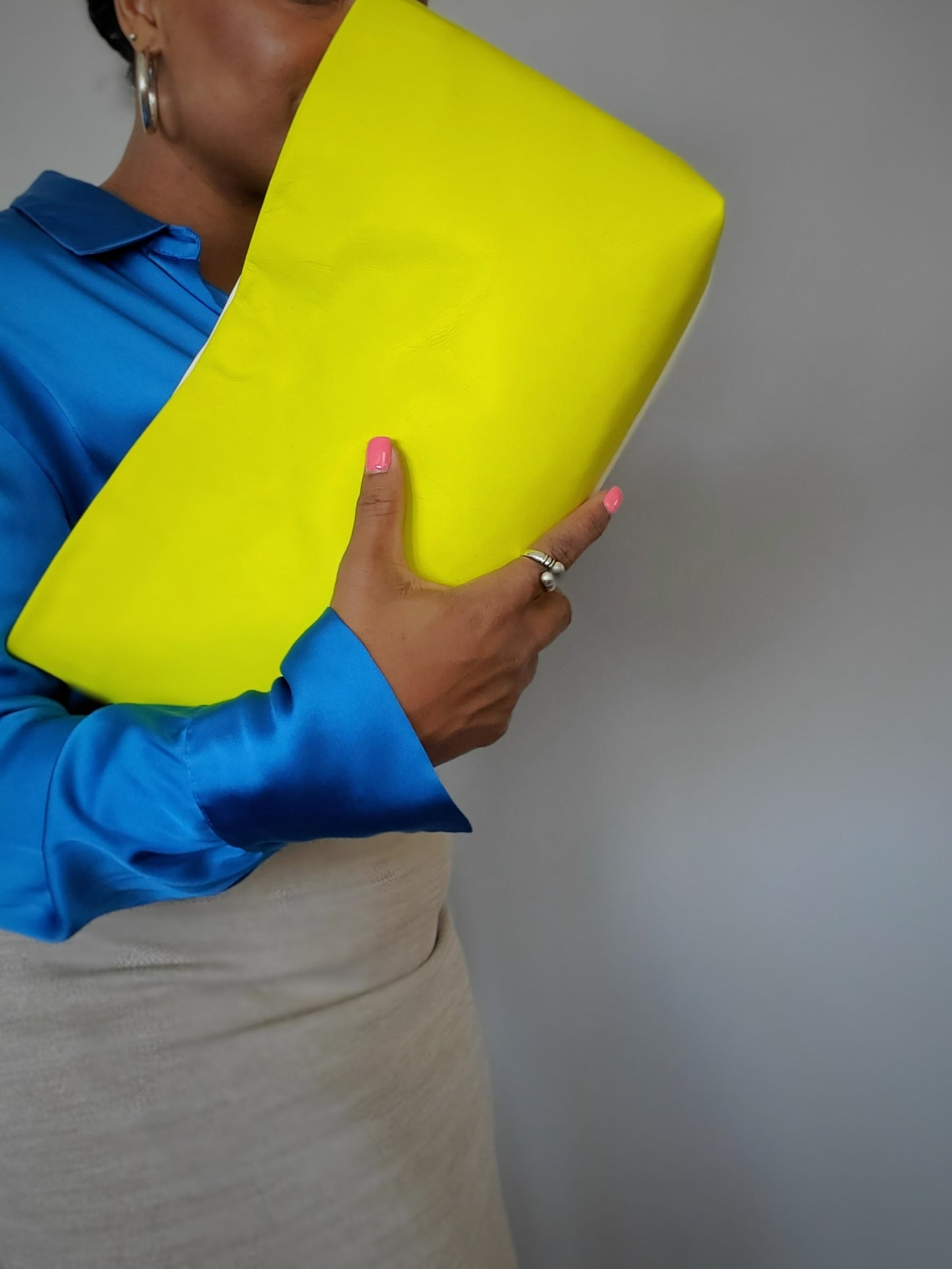 Zoe Clutch - Neon Gloss