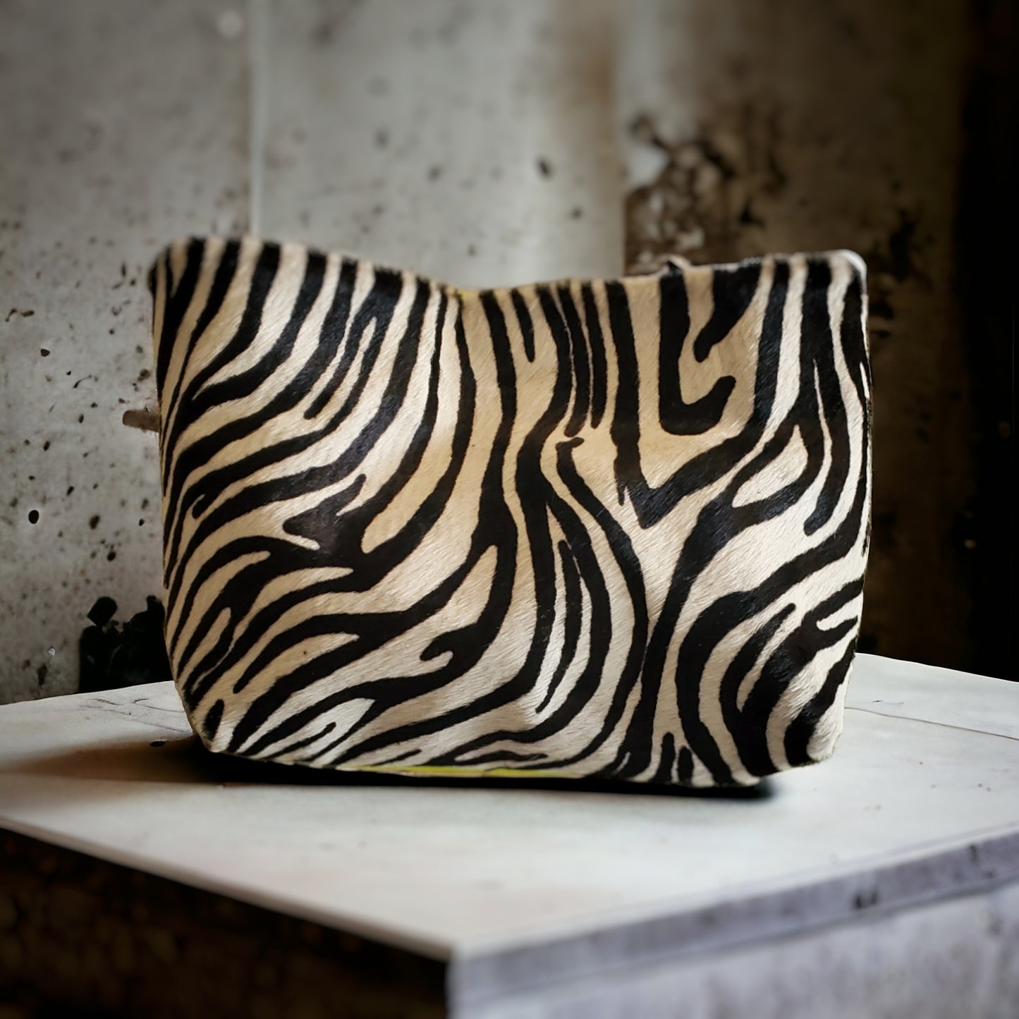 Mini Zoe Clutch - Zebra