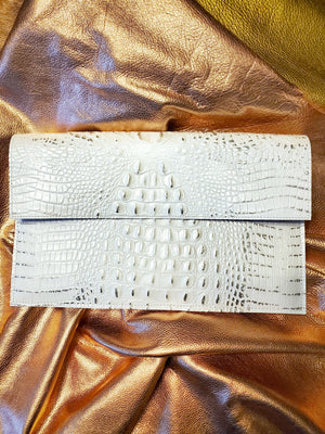 3 Degrees Runway Custom Leather Clutch