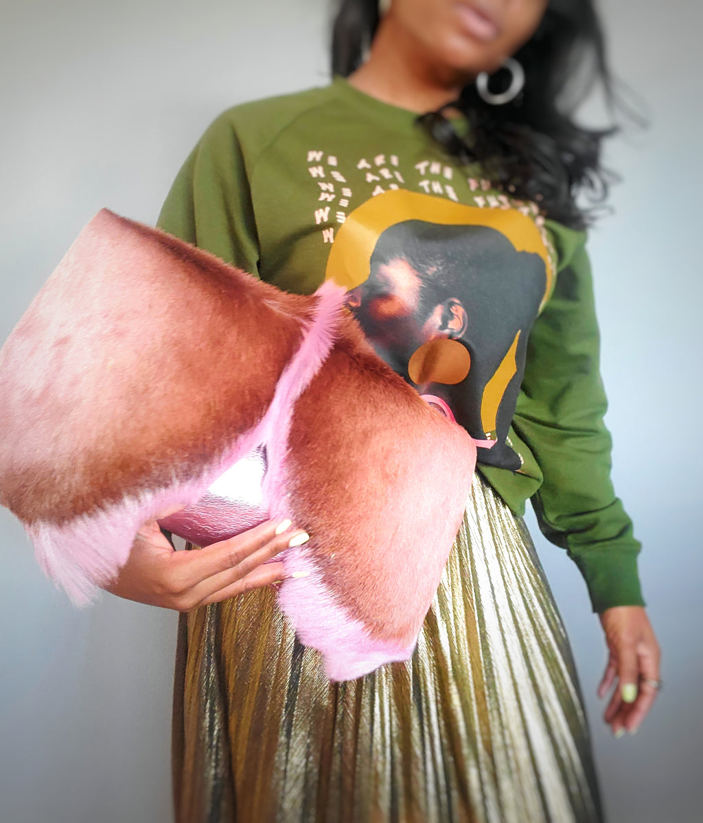 English Rose Mohawk Clutch